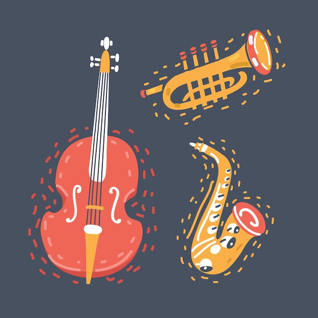 Music jazz band icon