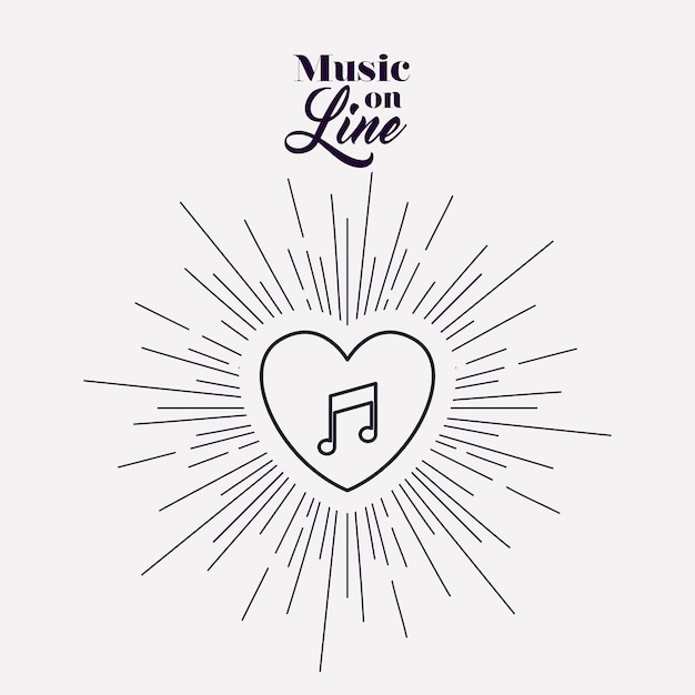 Music on line design