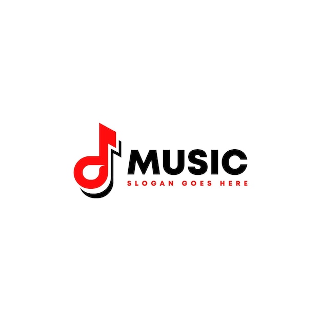 Music Logo Design Concept Vector