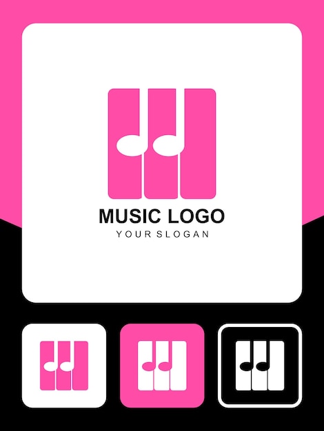 Design e icone del logo musicale