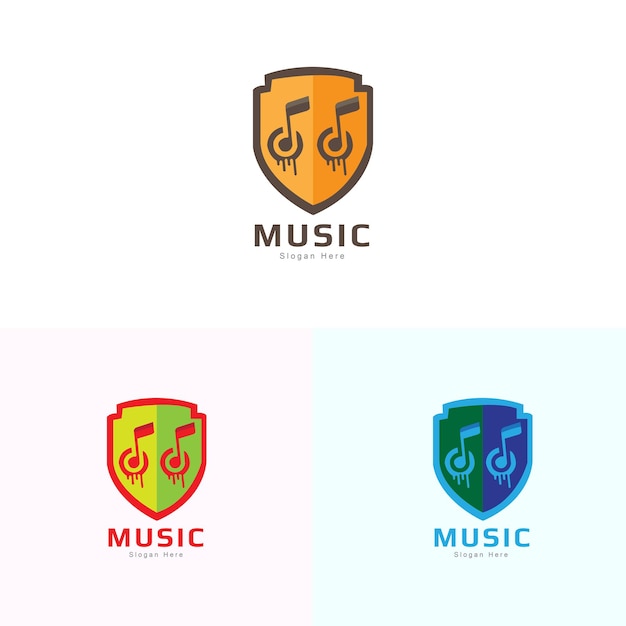 Premium Vector | Music logo design