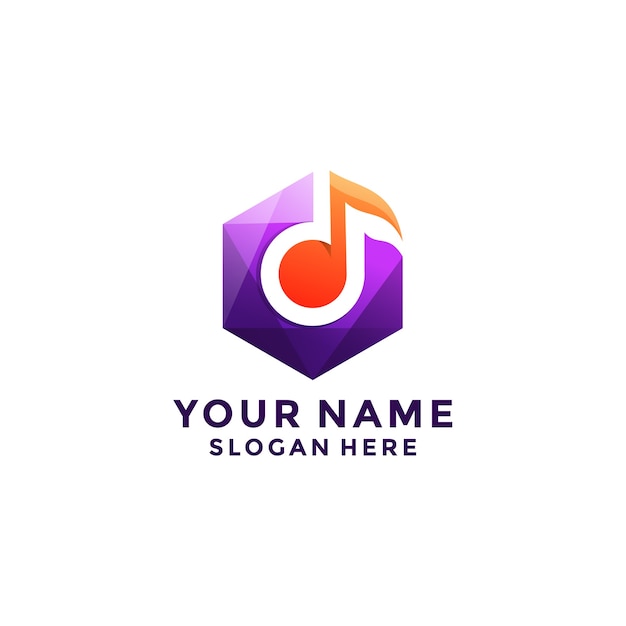 Music logo template