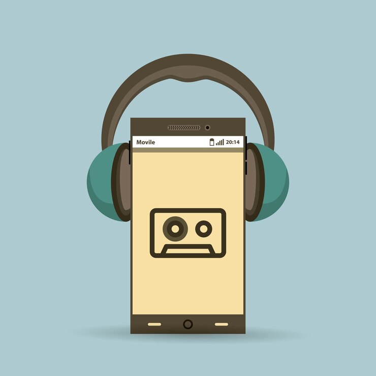 Vector music mobile design