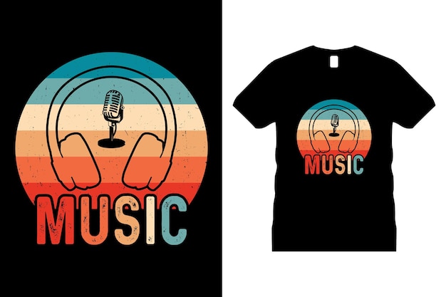 Music Motivational T-shirt Design vector. Use for T-Shirt, mugs, stickers, etc.