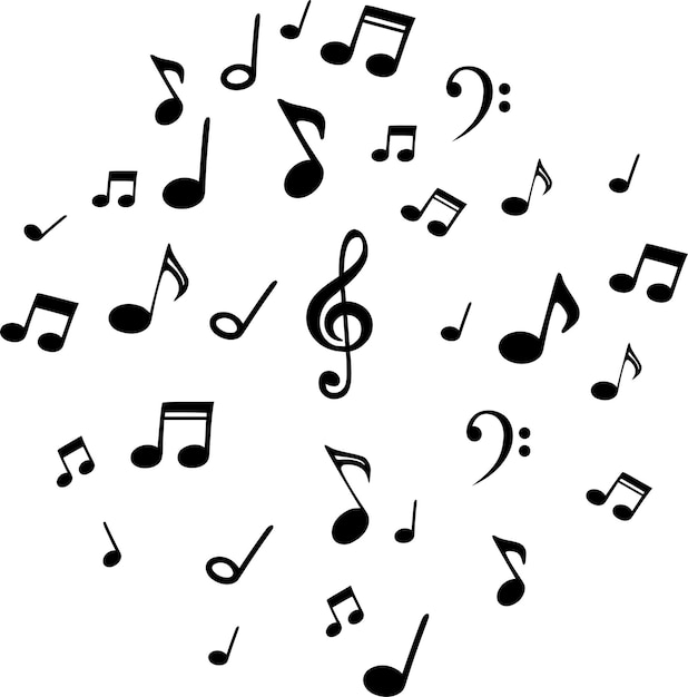 Music musical notes vector graphics