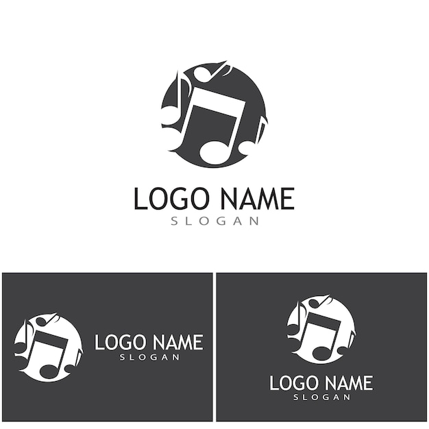 Music note Icon Vector illustration design