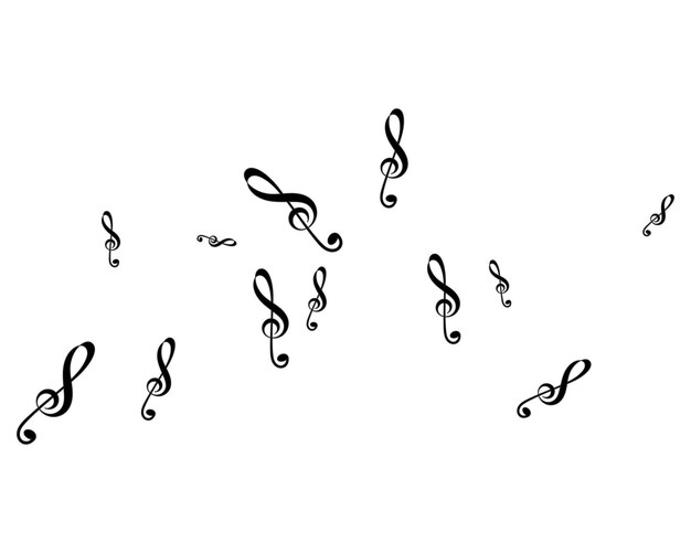 Vector music note vector illustration design