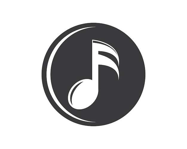 Music note vector illustration icon