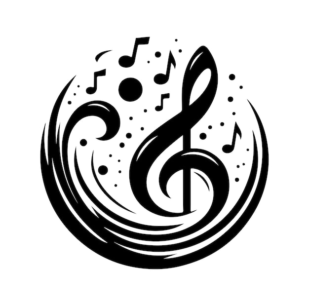 Vector music note vector illustration music notes on stave