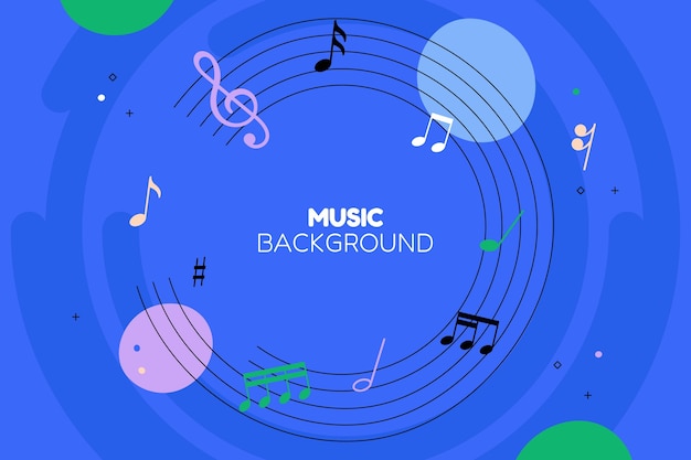音楽の背景音