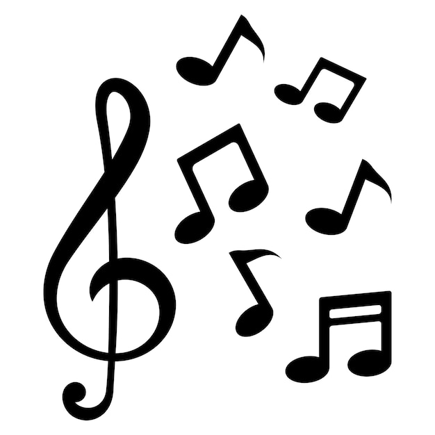 Vector music notes icon