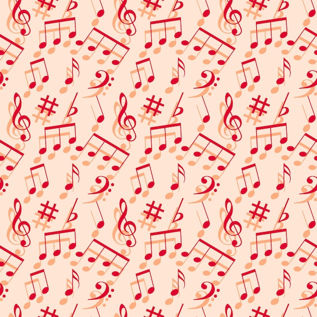 Music notes Seamless wallpaper