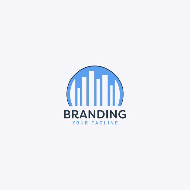 Music Piano Logo Design Template