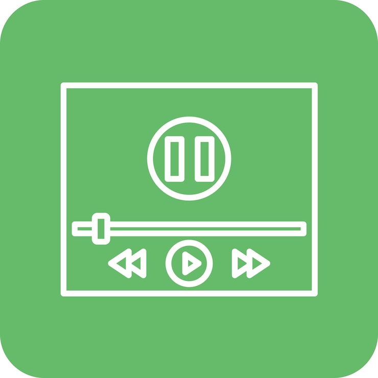 Vector music player icon vector image can be used for technology