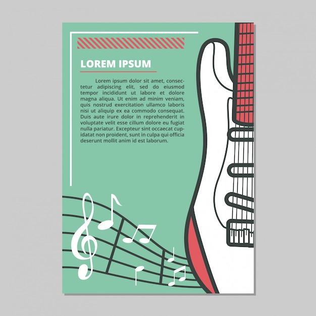 Music poster template