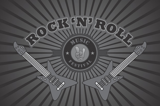 Musica rock and roll guitar