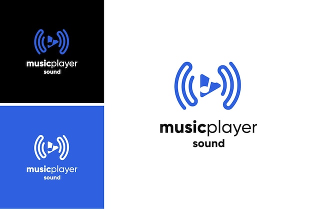 music sound wave with signal for record template