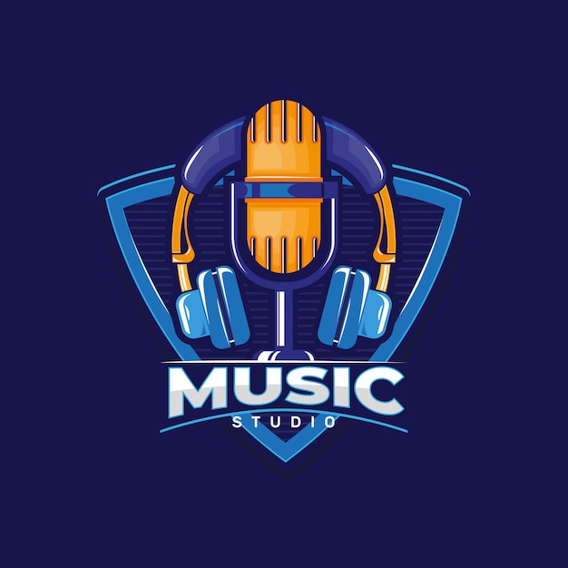 Music studio logo.