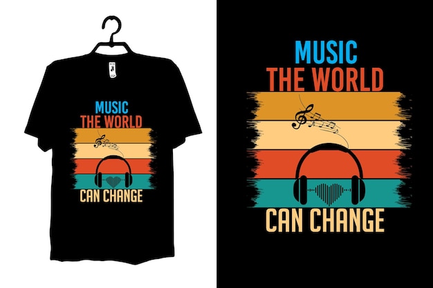 Vector music t-shirt design