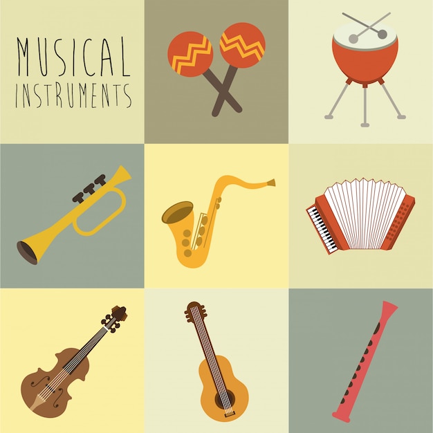 musical design over white background vector illustration