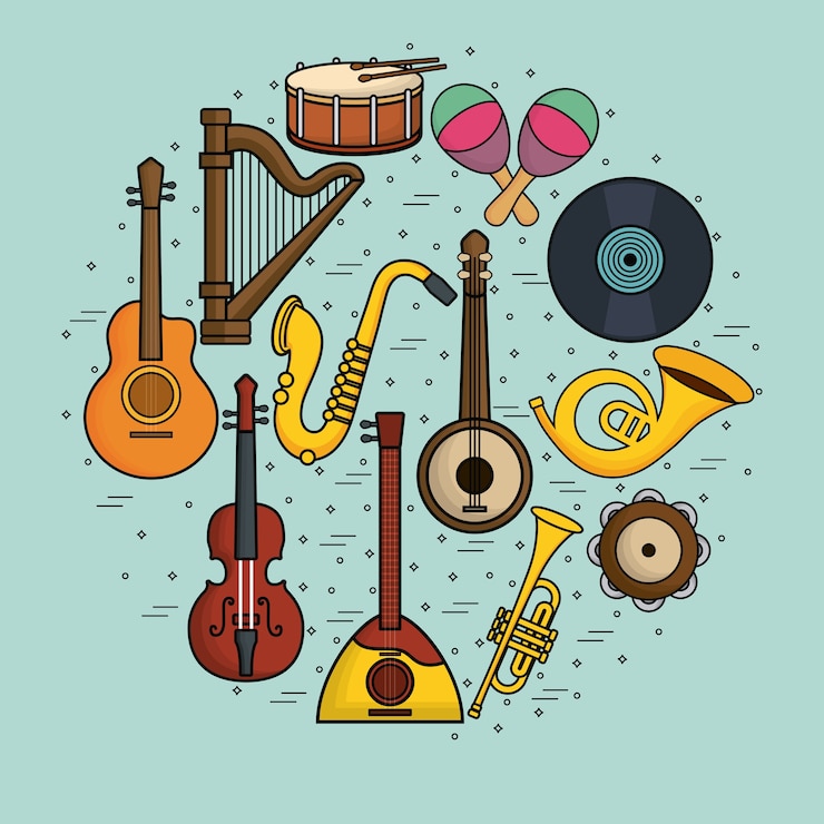 Vector musical instruments design