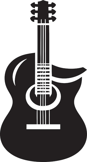 Musical Melange Vector Gitaar Logo Acoustic Alchemy Emblematisch Gitaar Icon