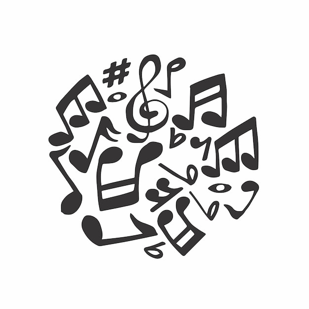 Musical Notes Cluster