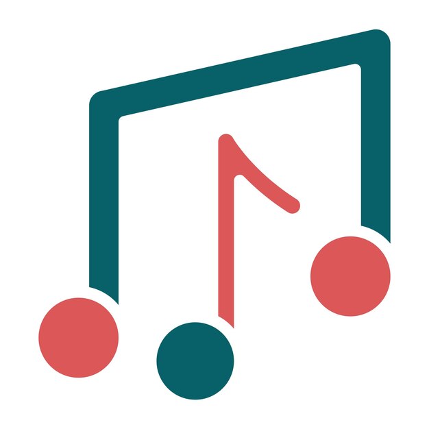 Musical Notes Icon Style