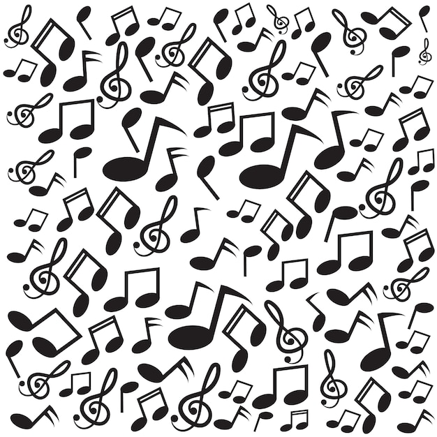 Musical pattern background