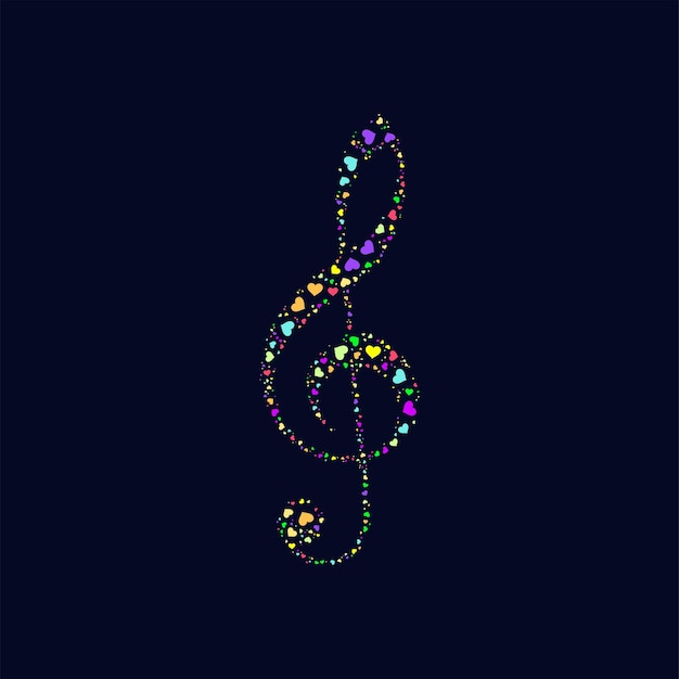 Musical vector note