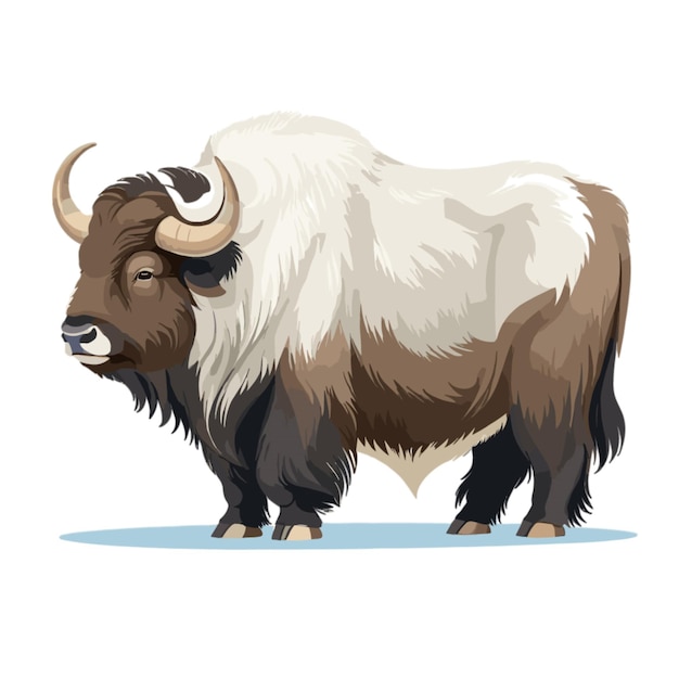 Vector muskox vector