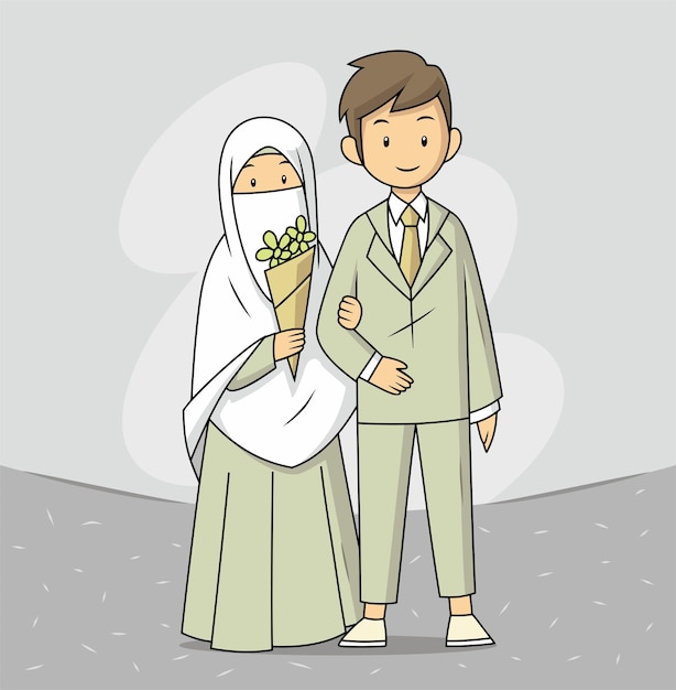 Muslim Couple Marriage