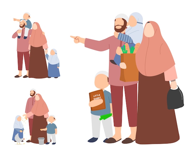 Muslim Family Character Set