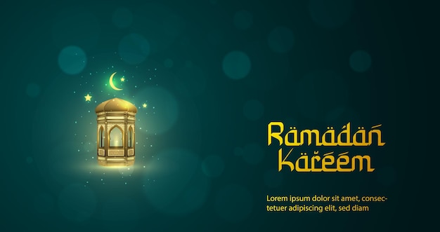 Vettori eps di progettazione del ramadan musulmano.