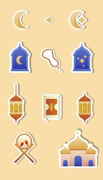 Muslim themed stickers