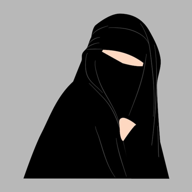 Vector muslimah niqobis