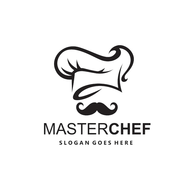 Mustachioed chef icon