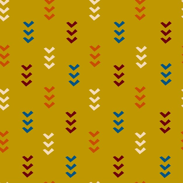 Mustard color simple abstract pattern