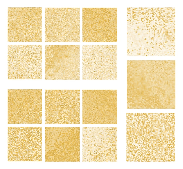 Mustard mosaic set