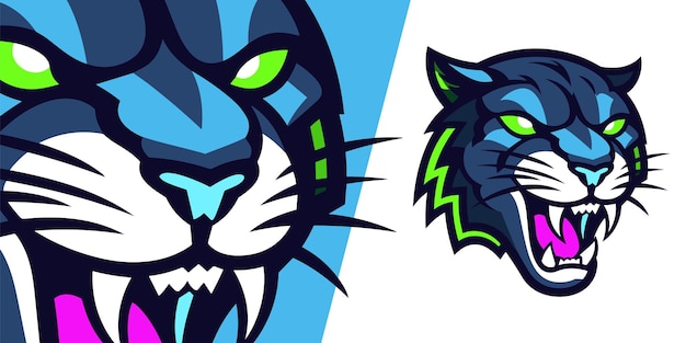 Mutant Panther in Your Sport amp Esport Team039s Logo Badge en Tshirt Design