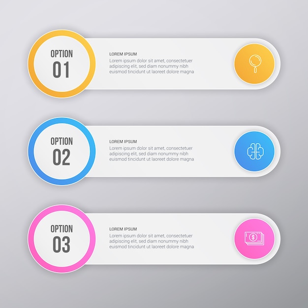 Muticolor Business Infographic Template Design