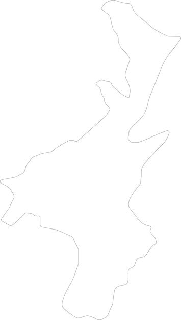 Vector muyinga burundi outline map