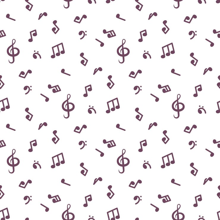 muziek noten patroon
