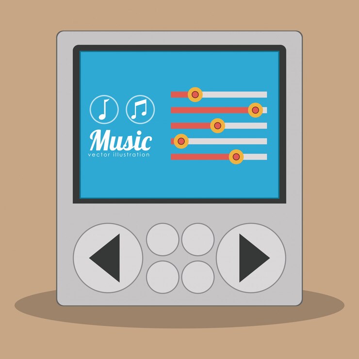 Vector muziek ontwerp