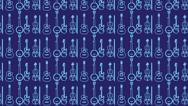 muziekinstrument patroon kiezen wallpaper achtergrond