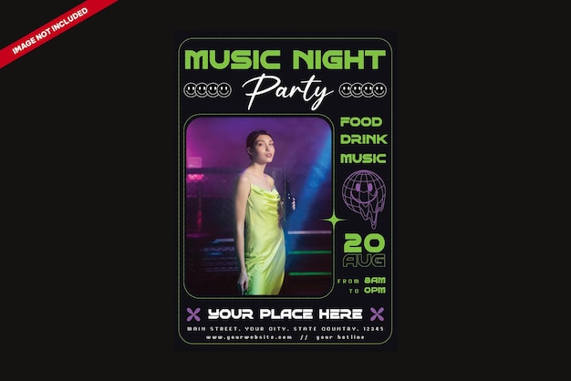 Muzieknacht Flyer