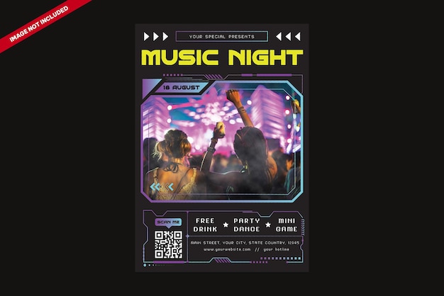 Muzieknacht Flyer