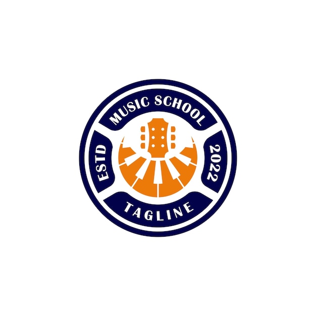 muziekschool embleem logo