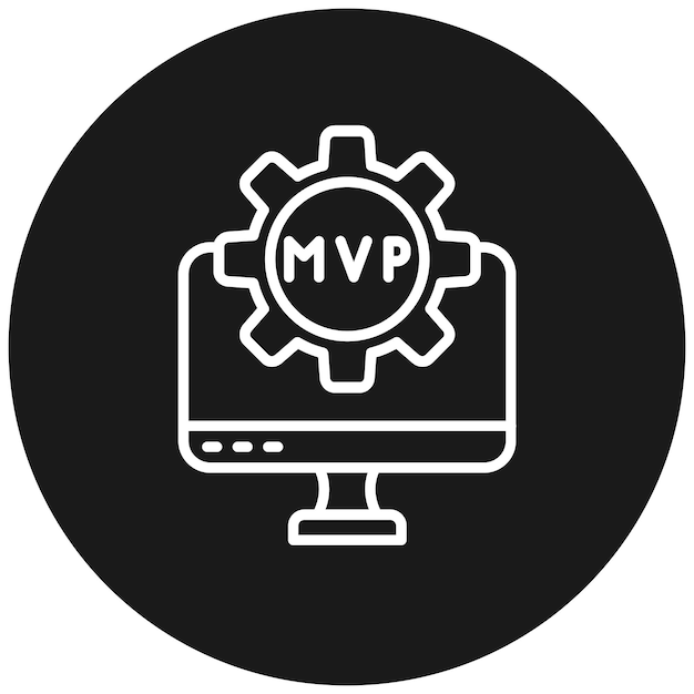 Vector mvp vector icon can be used for computer programming iconset