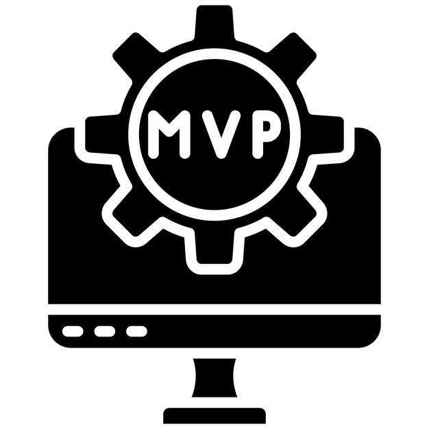 MVP ベクトルイラストのスタイル